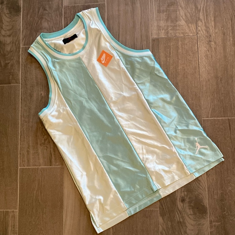 Men’s Nike Jordan tank top in mint greens jumpman